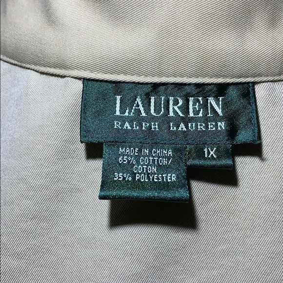 Lauren Ralph Lauren Tan light weight Trench Coat - Picture 6 of 9